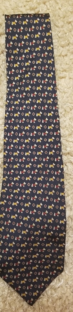 Valentino Bertini Paris Scotty Dog Tie